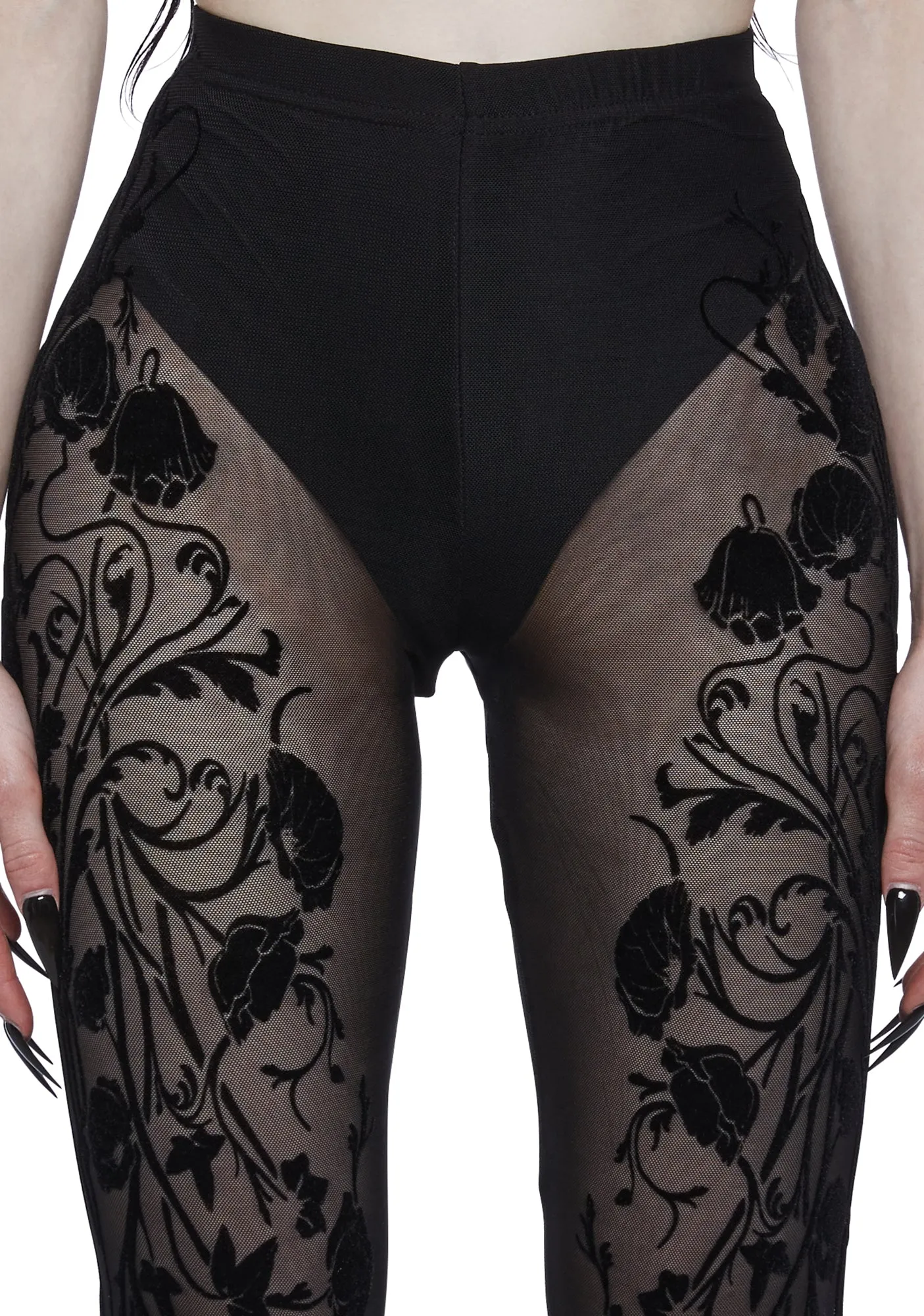 Strange Brew Flare Leggings sold by Dolls Kill product image thumbnail 5