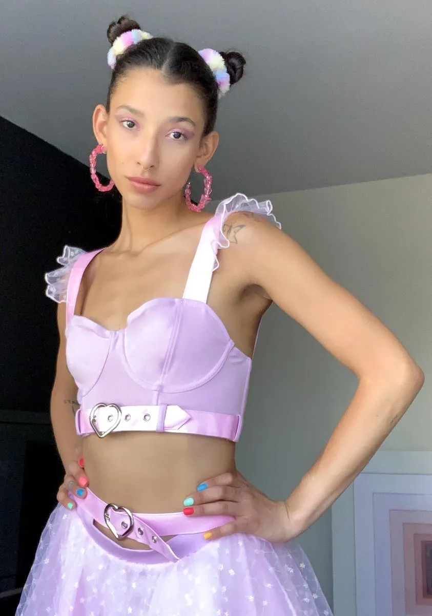 Kingdom Of Hearts Crop Top sold by Dolls Kill product image thumbnail 3