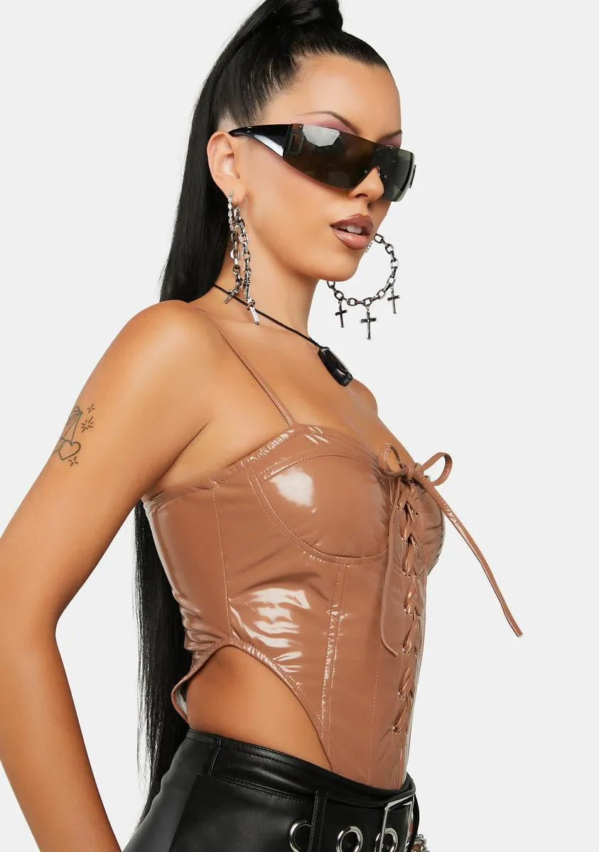 Sienna Mystic Moves Lace-Up Bodysuit sold by Dolls Kill product image thumbnail 2