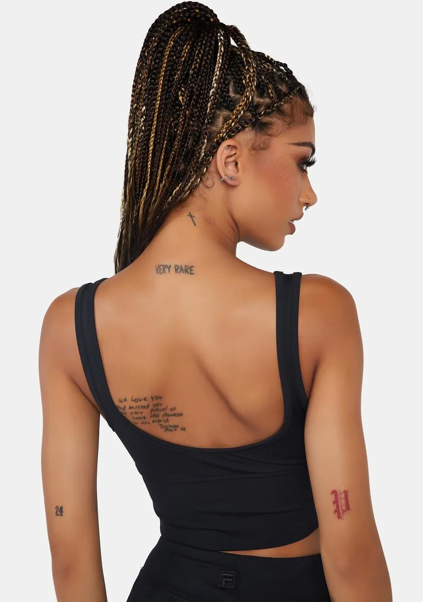 Black Kora Sports Bra sold by Dolls Kill product image thumbnail 4