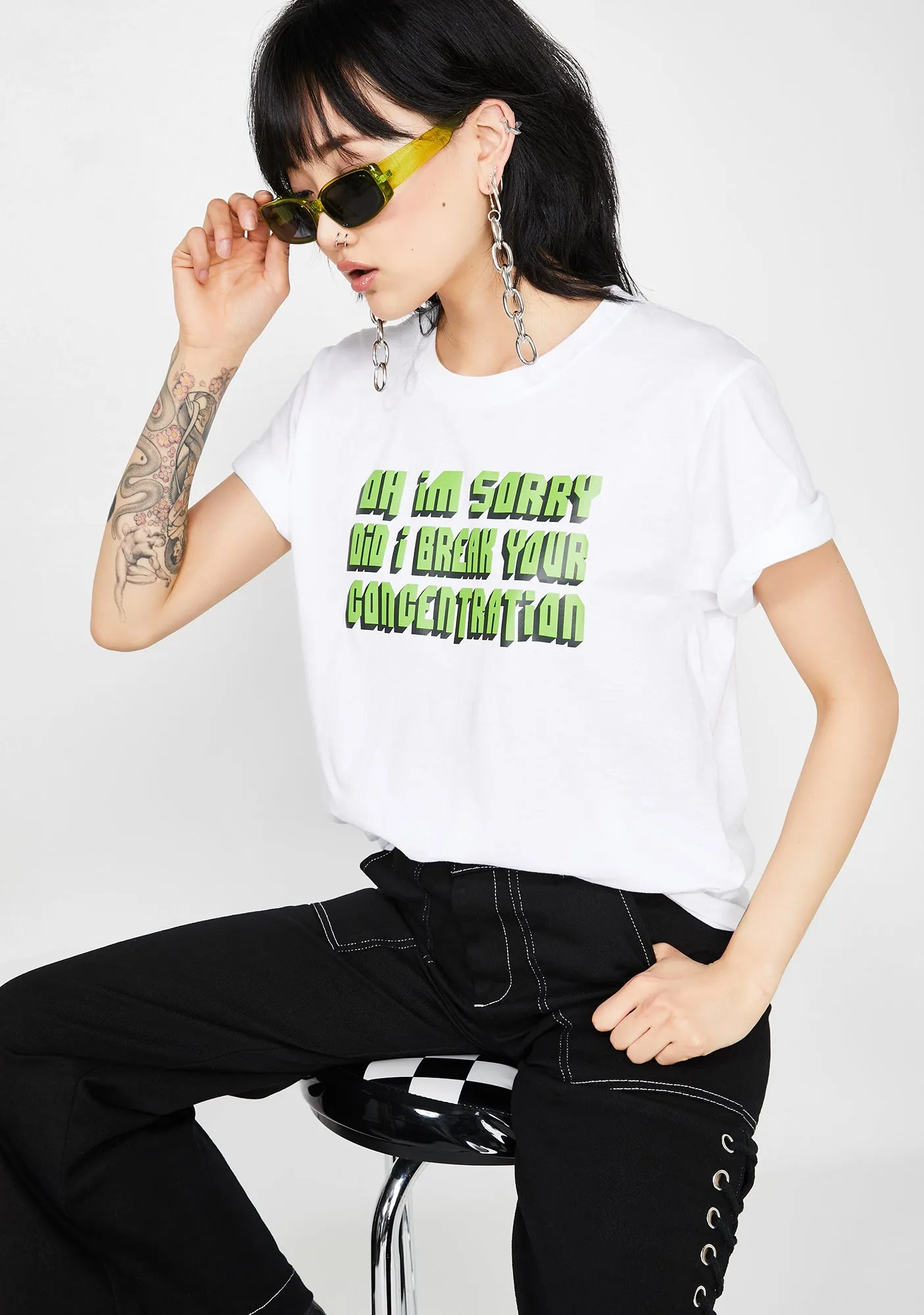 Concentration Oversized Tee sold by Dolls Kill product image thumbnail 2