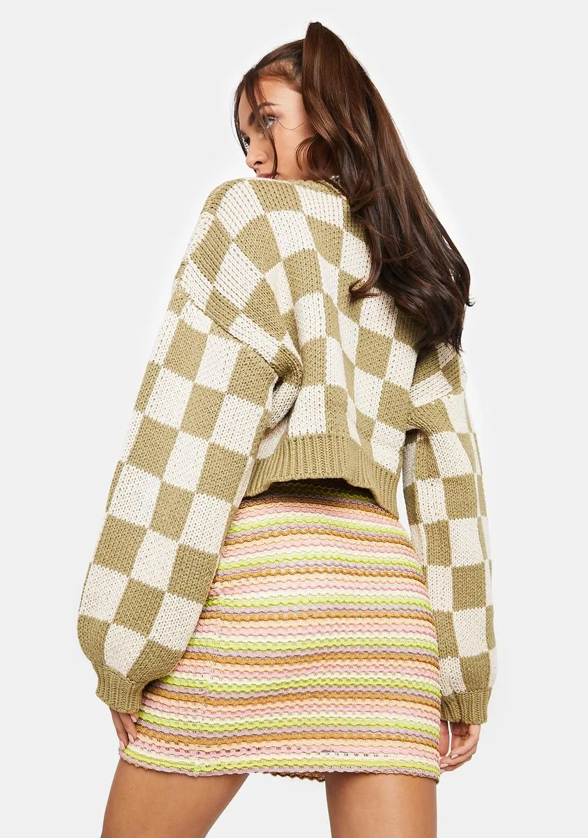 Candy Nothing To Hide Knit Mini Skirt sold by Dolls Kill product image thumbnail 4