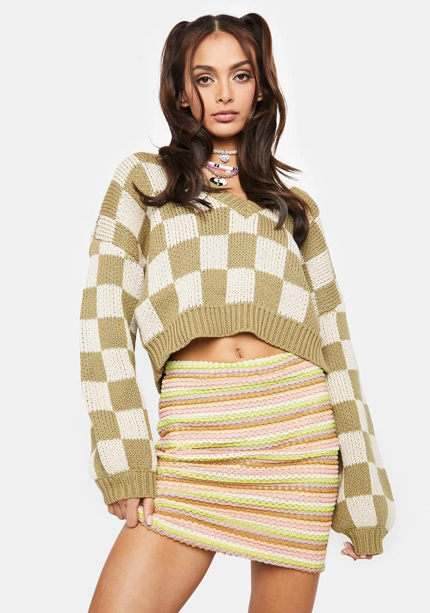 Candy Nothing To Hide Knit Mini Skirt sold by Dolls Kill product image thumbnail 2