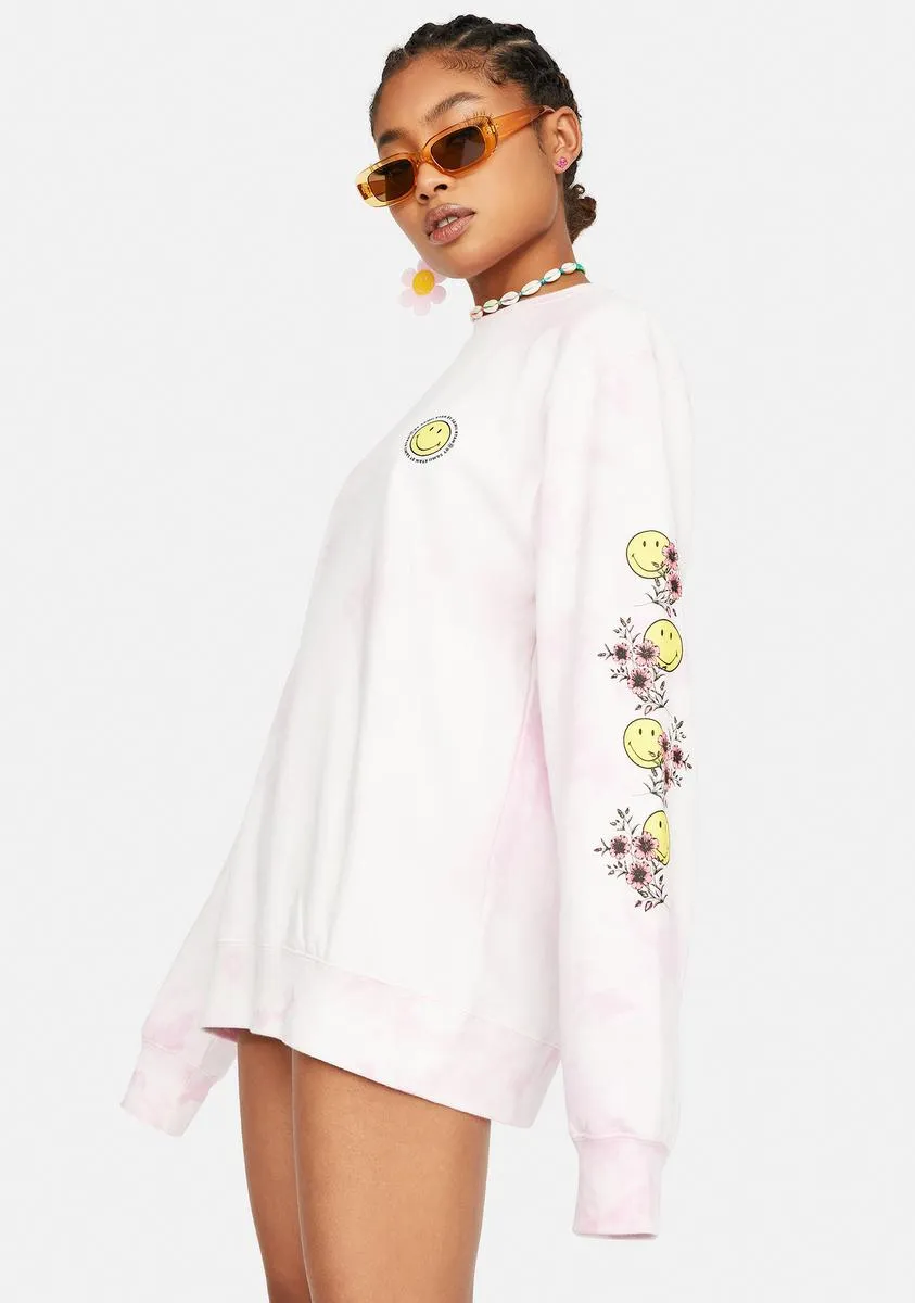 x Smiley Happy Bouquet Crewneck sold by Dolls Kill product image thumbnail 2
