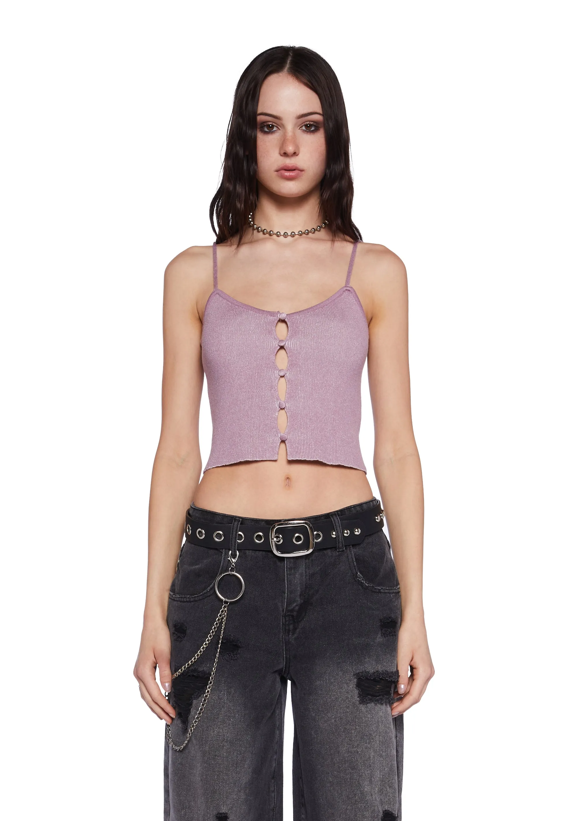 Missed Text Cami Top sold by Dolls Kill