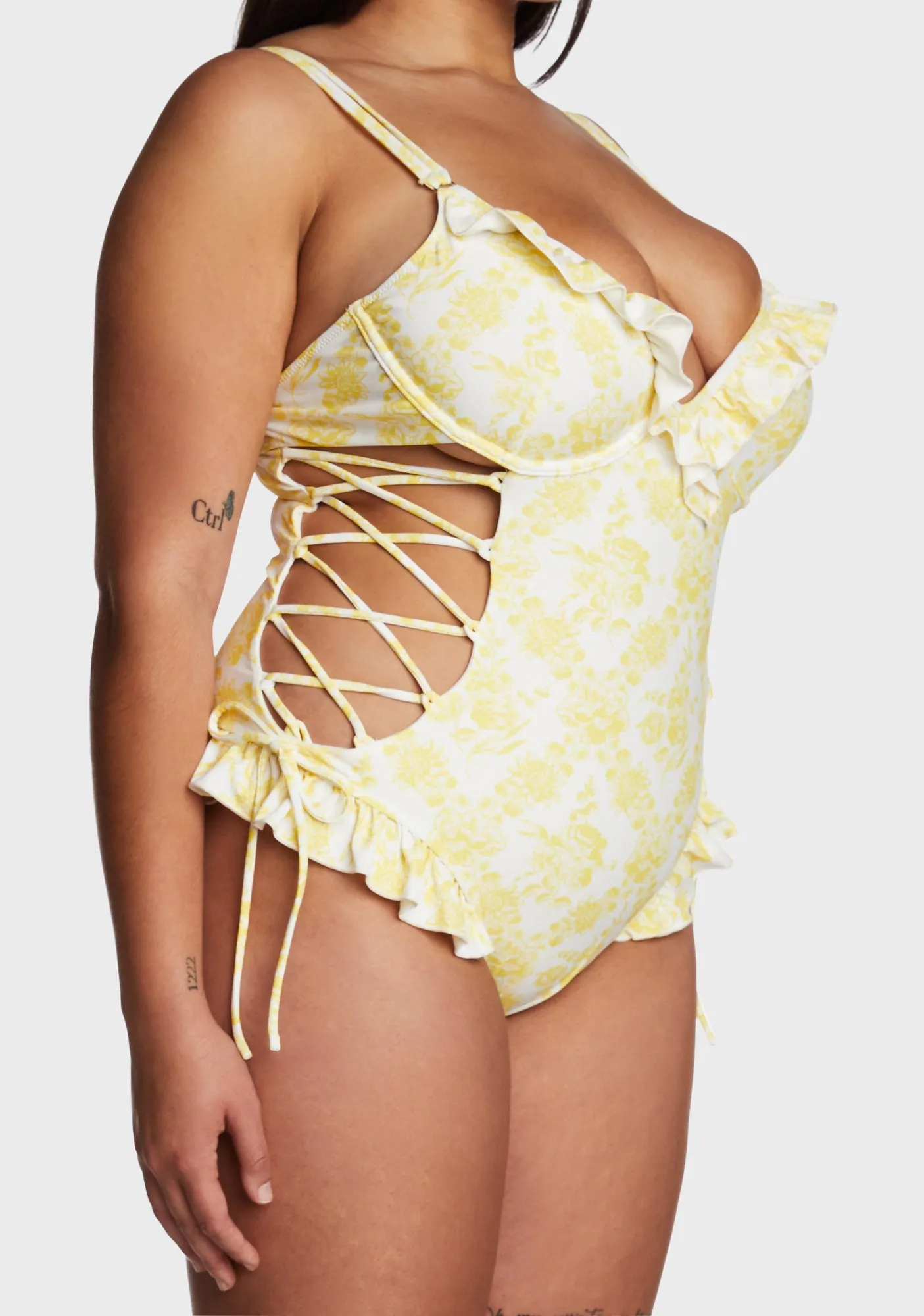 Plus Summertime Solstice One Piece Swimsuit sold by Dolls Kill product image thumbnail 2
