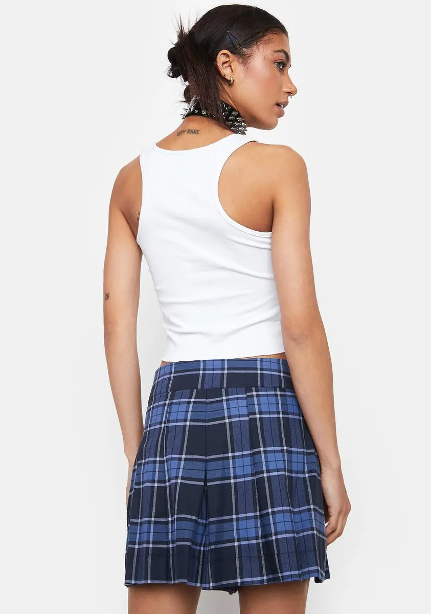 Grunge Tartan Skort sold by Dolls Kill product image thumbnail 4