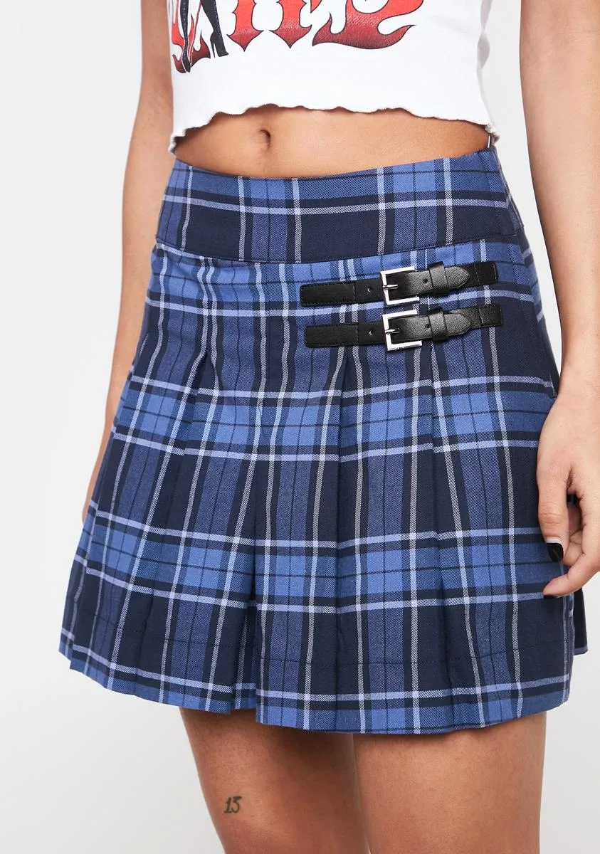 Grunge Tartan Skort sold by Dolls Kill