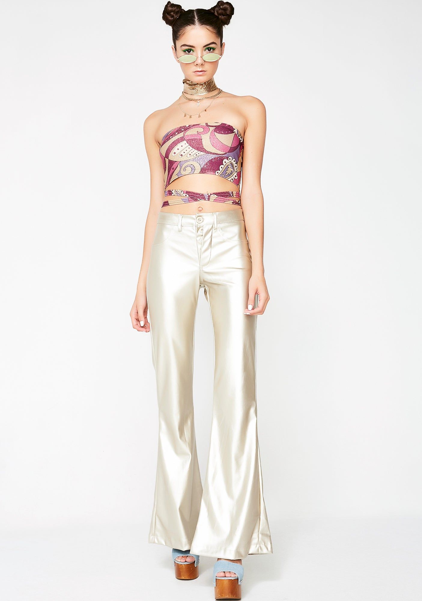 Groovy Booty Bell Bottoms sold by Dolls Kill product image thumbnail 5