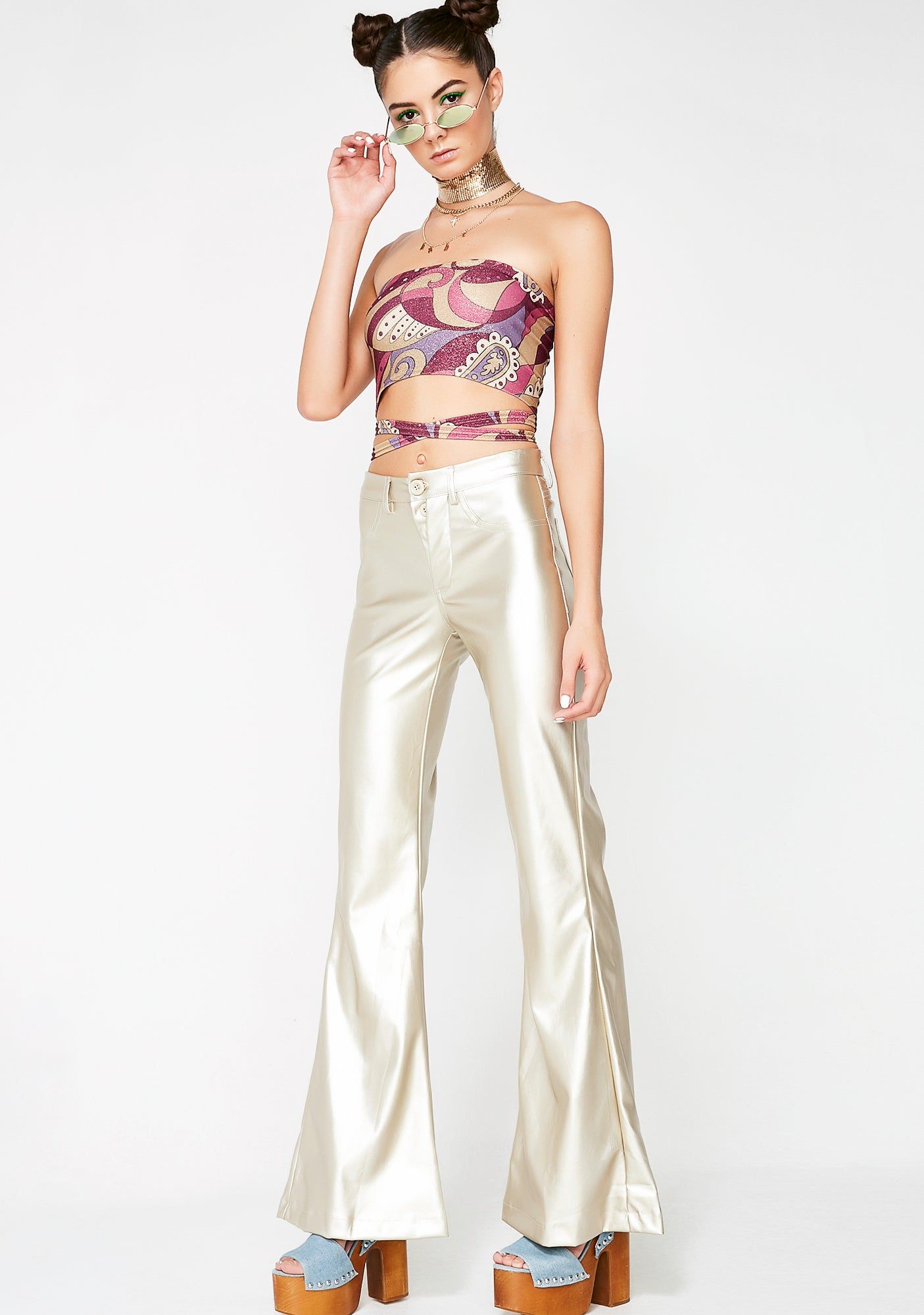 Groovy Booty Bell Bottoms sold by Dolls Kill product image thumbnail 2