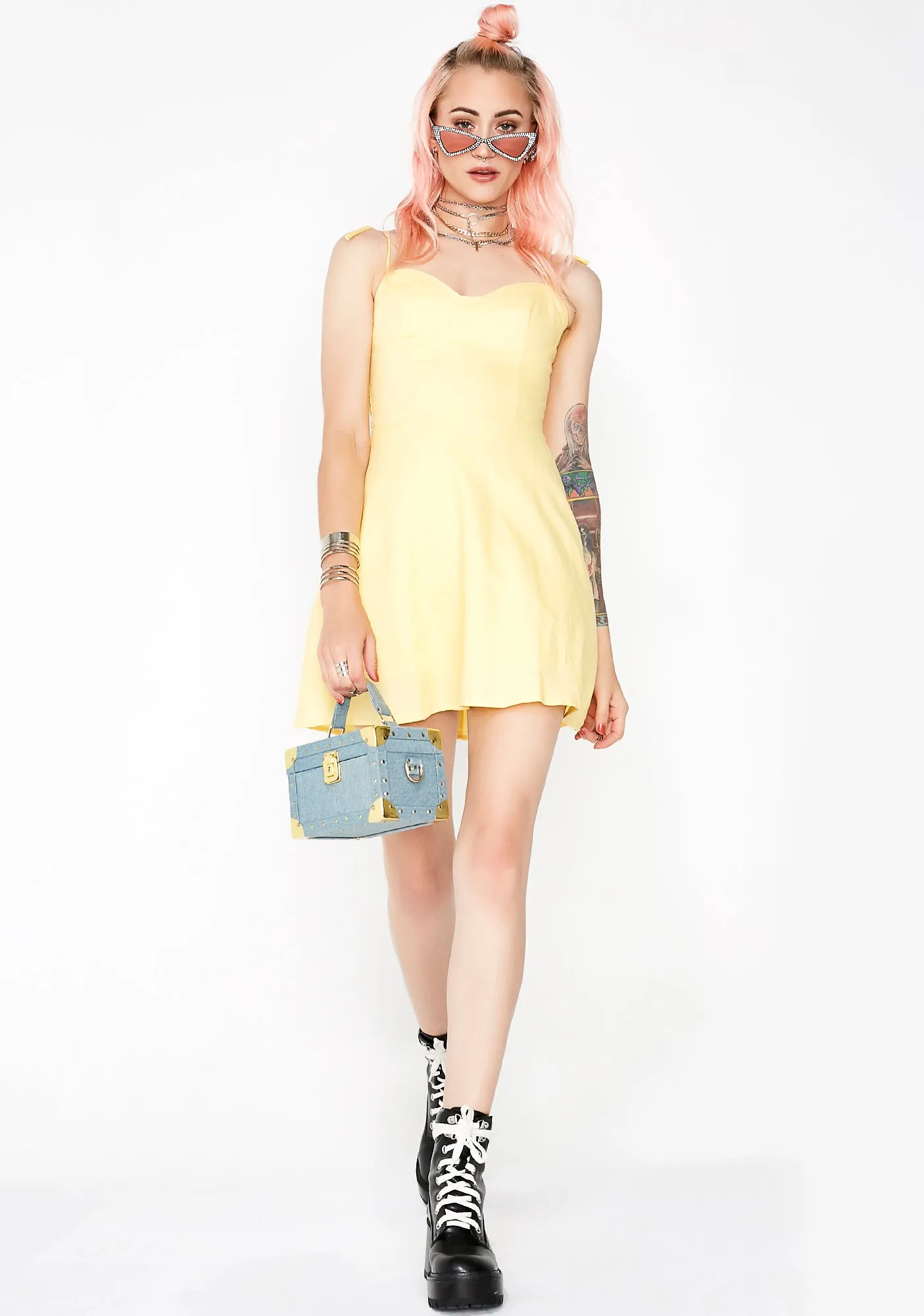 Mellow Daze Bustier Dress sold by Dolls Kill product image thumbnail 5