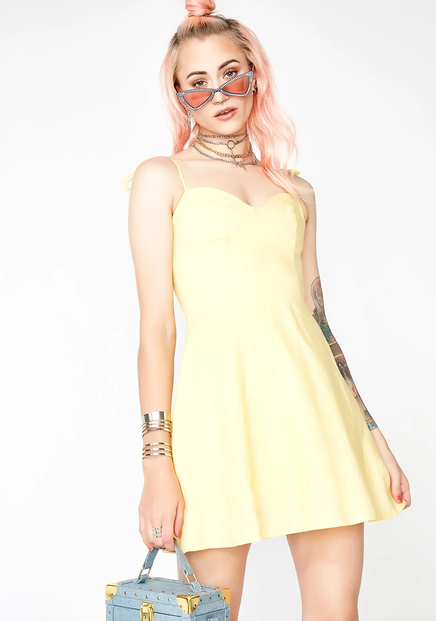Mellow Daze Bustier Dress sold by Dolls Kill product image thumbnail 2