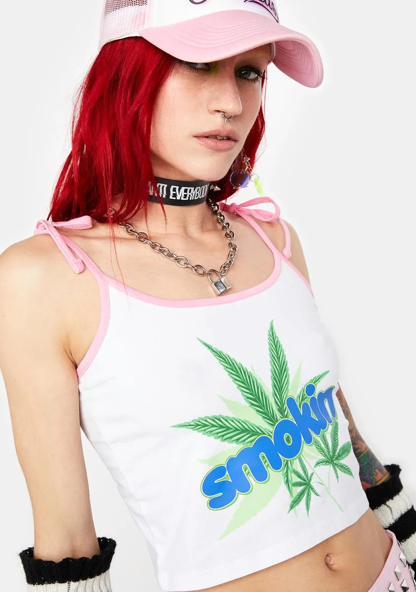 Smokin Tie Sleeve Cami Top sold by Dolls Kill product image thumbnail 2