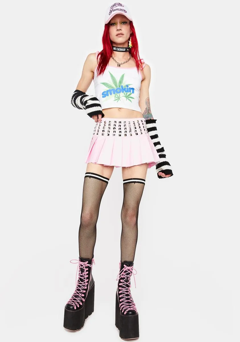 Smokin Tie Sleeve Cami Top sold by Dolls Kill product image thumbnail 3