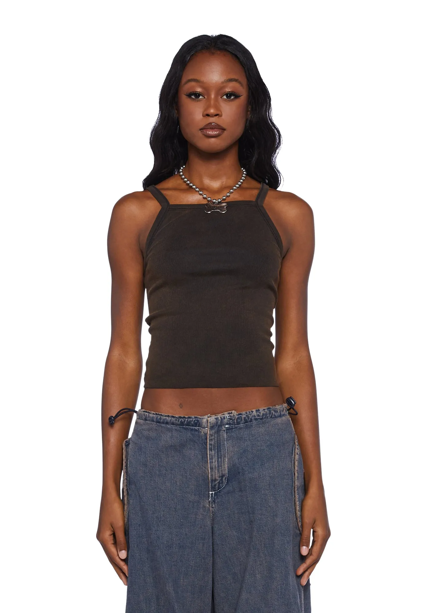 Tate Square Neck Tank sold by Dolls Kill