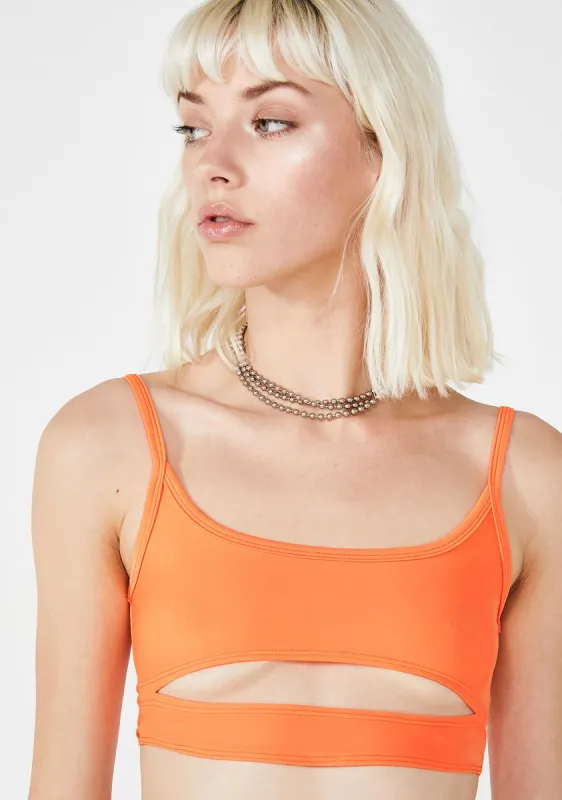 Juiced Cut Out Crop Top sold by Dolls Kill