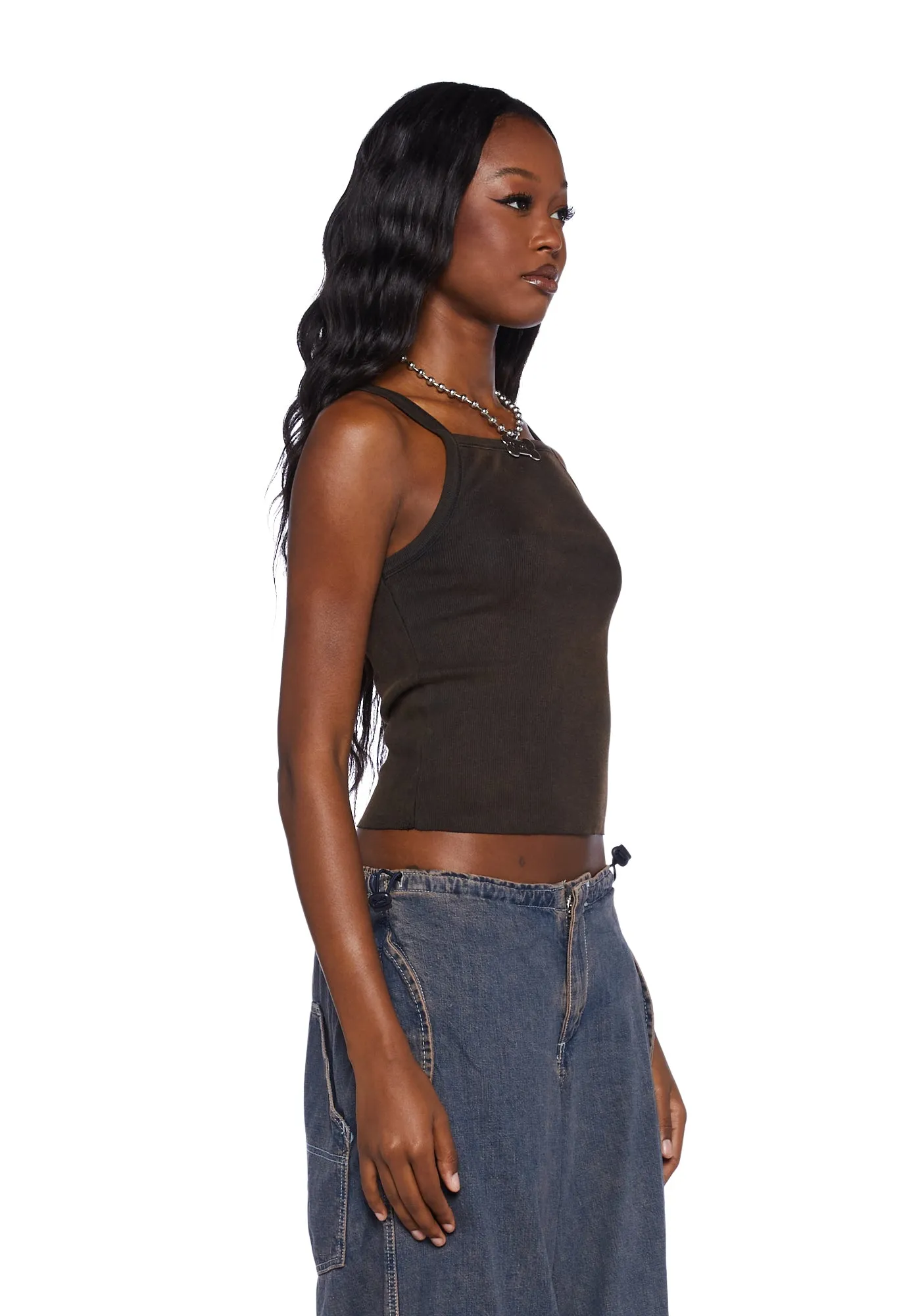 Tate Square Neck Tank sold by Dolls Kill product image thumbnail 3