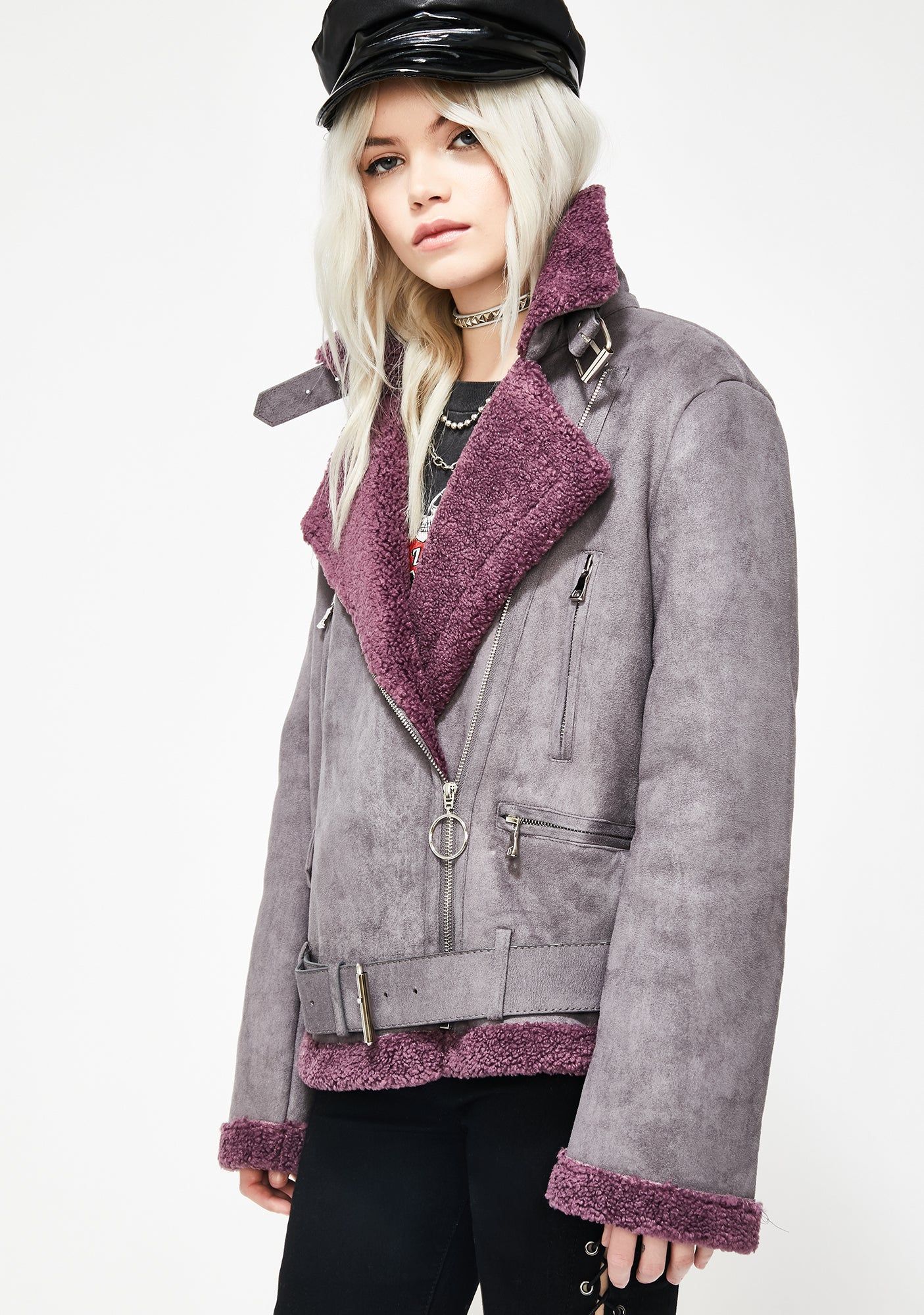 Wush Poppin' Aviator Jacket sold by Dolls Kill product image thumbnail 2