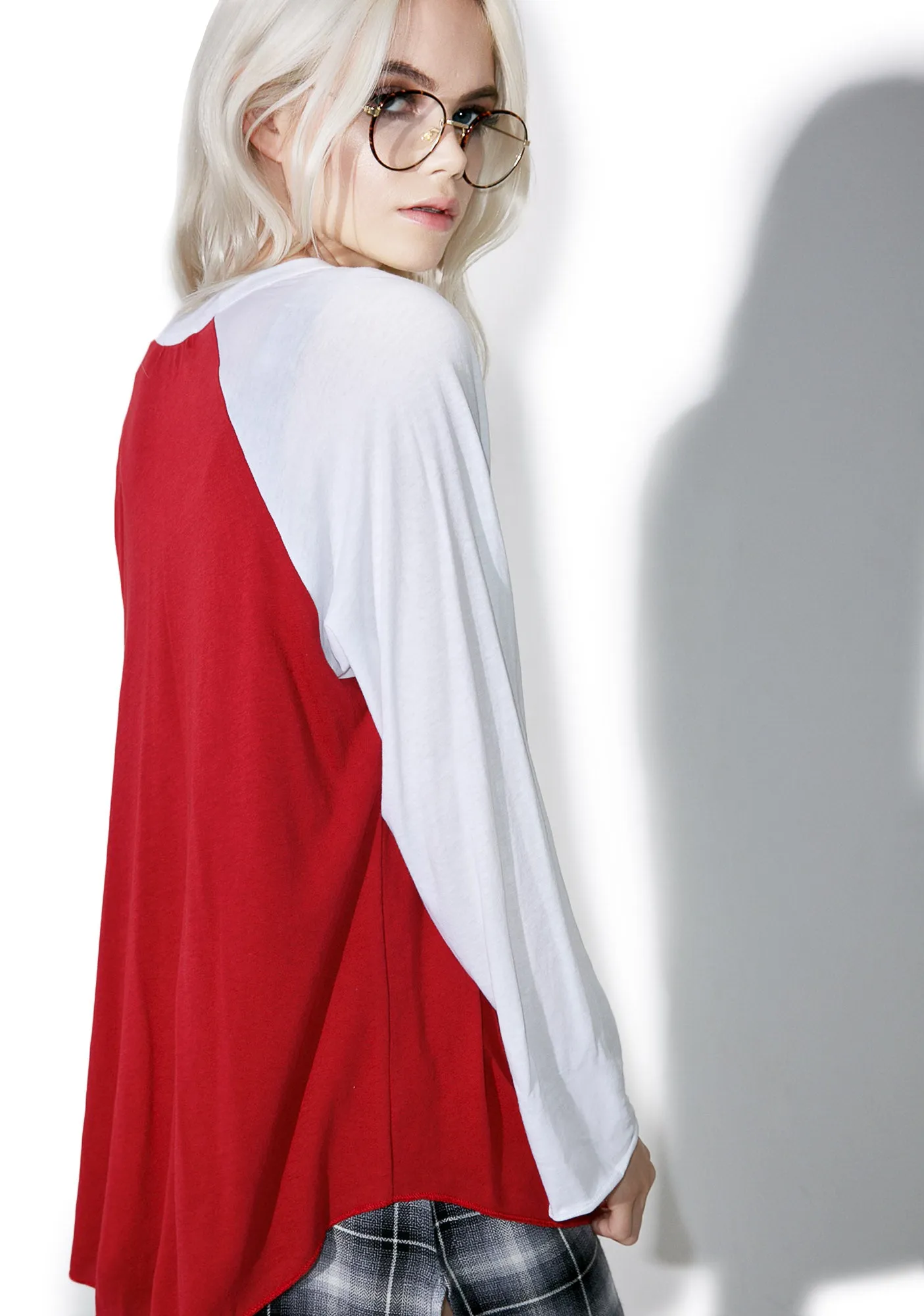 Sorry I Can't Rebel Raglan sold by Dolls Kill product image thumbnail 4