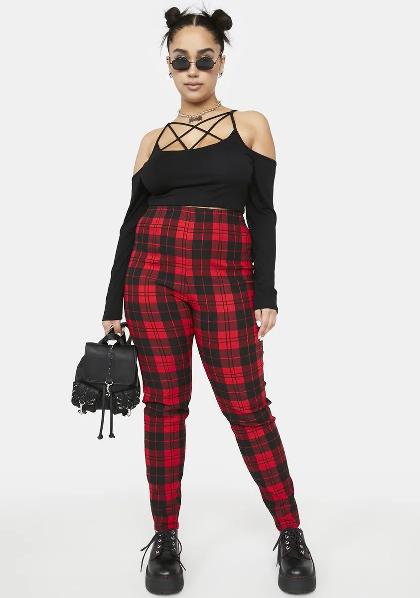 Plus Fierce Flirt Off Shoulder Top sold by Dolls Kill product image thumbnail 3