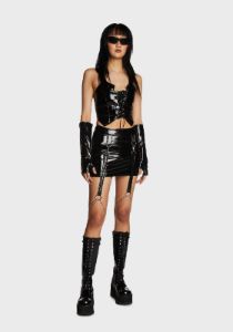 Lilith Mini Skirt sold by Dolls Kill