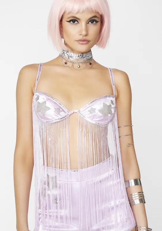 Femthot Fantasy Fringe Bra sold by Dolls Kill
