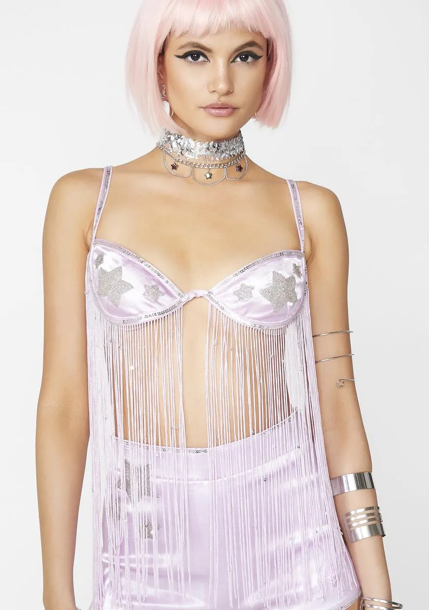 Femthot Fantasy Fringe Bra sold by Dolls Kill