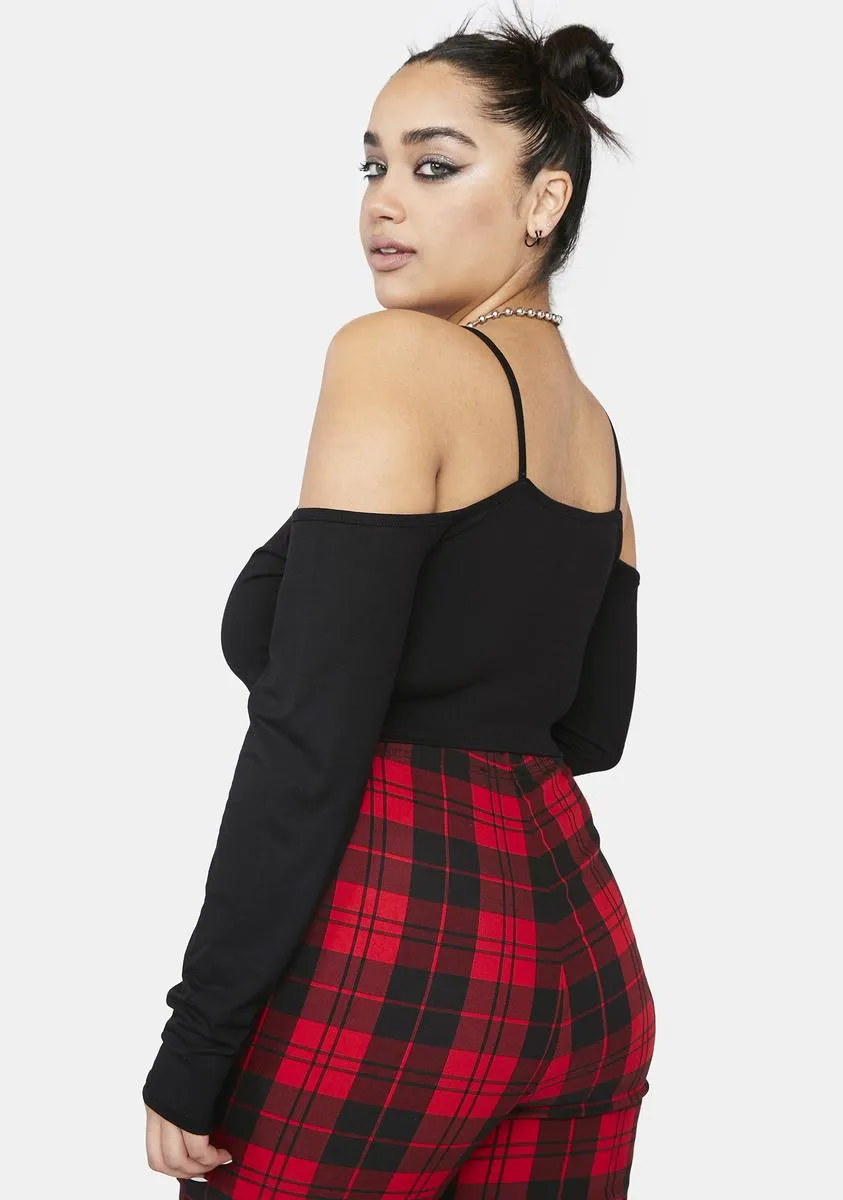 Plus Fierce Flirt Off Shoulder Top sold by Dolls Kill product image thumbnail 4