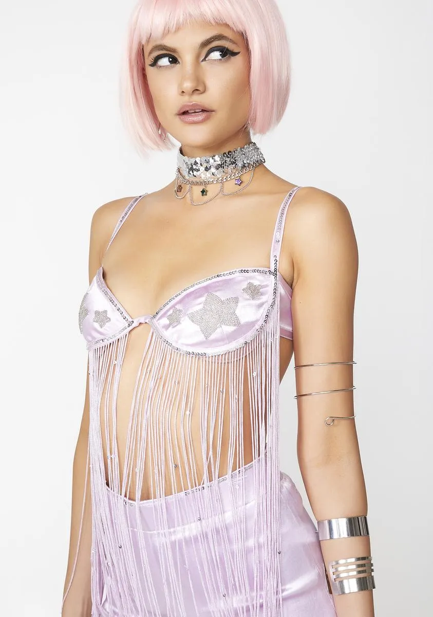 Femthot Fantasy Fringe Bra sold by Dolls Kill product image thumbnail 2