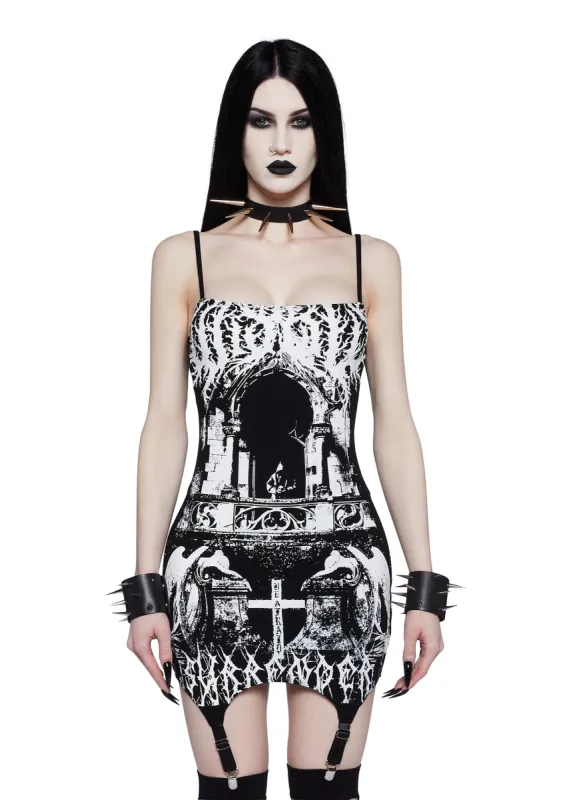 Gothic Anthem Mini Dress sold by Dolls Kill