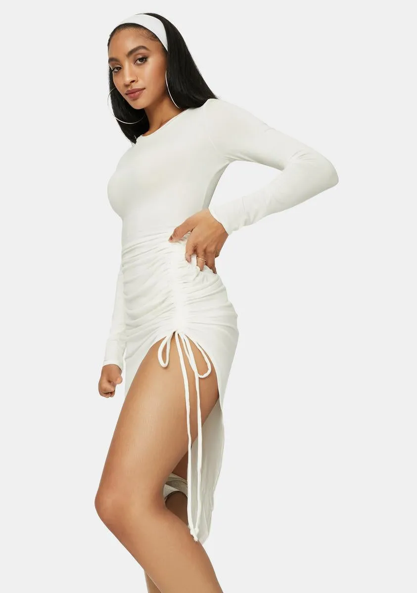 Pure Soul Of Sass Ruched Midi Dress sold by Dolls Kill product image thumbnail 2