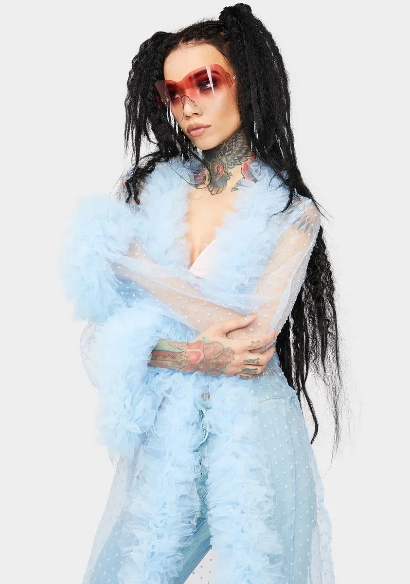 Powder Walk Through Heaven Ruffle Robe sold by Dolls Kill product image thumbnail 3