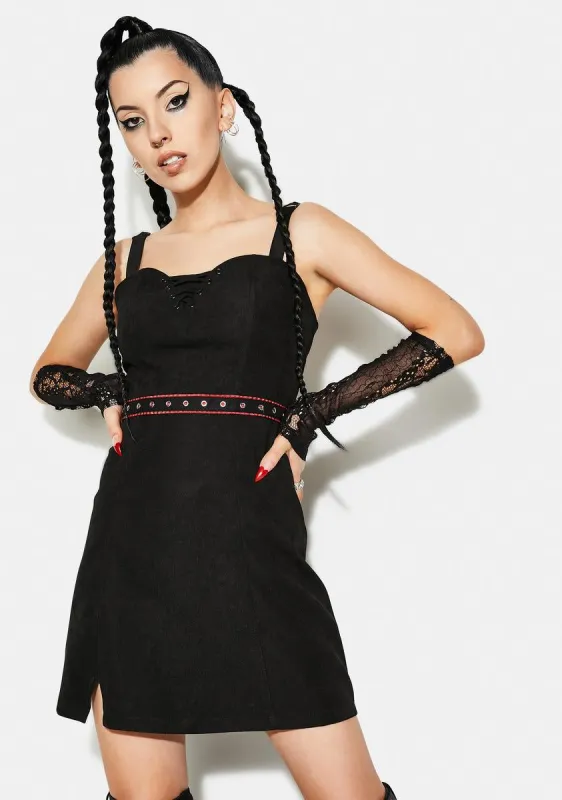 Punk Series Suspender Strap Dress sold by Dolls Kill