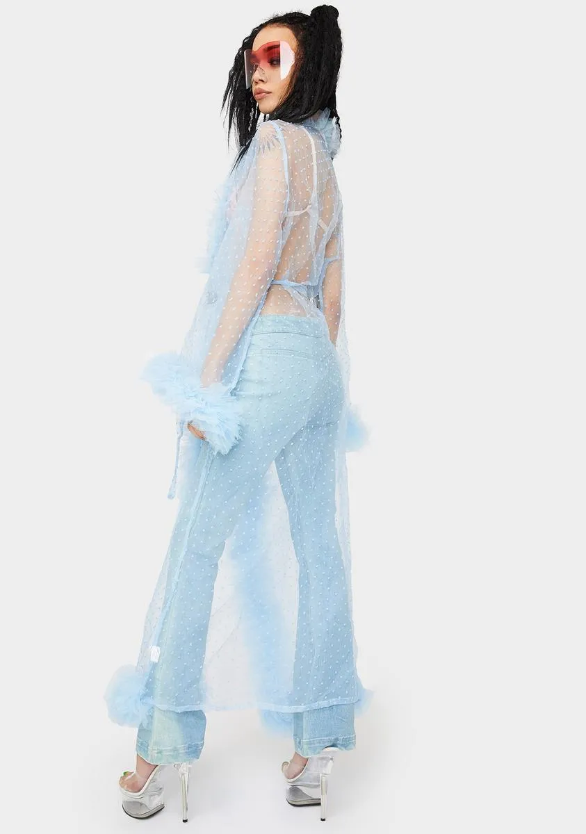 Powder Walk Through Heaven Ruffle Robe sold by Dolls Kill product image thumbnail 4