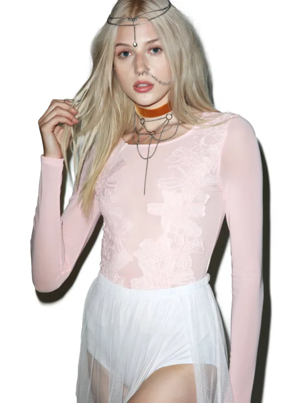 Peony Queen Bodysuit sold by Dolls Kill