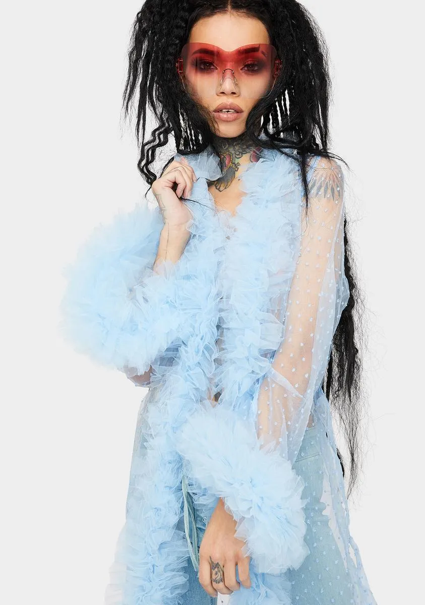 Powder Walk Through Heaven Ruffle Robe sold by Dolls Kill product image thumbnail 2