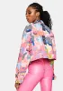 Empower Print Cropped Denim Jacket sold by Dolls Kill
