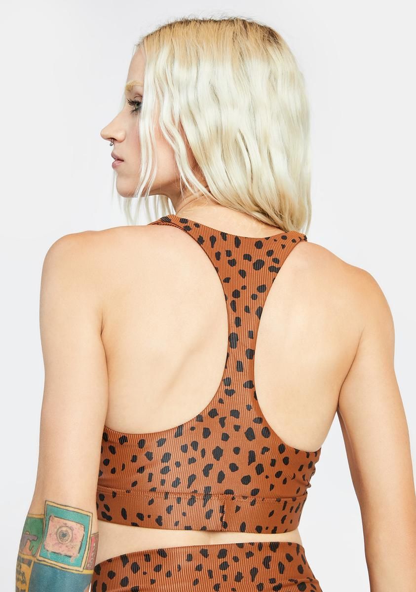 Brown Spot Twist Top sold by Dolls Kill product image thumbnail 4