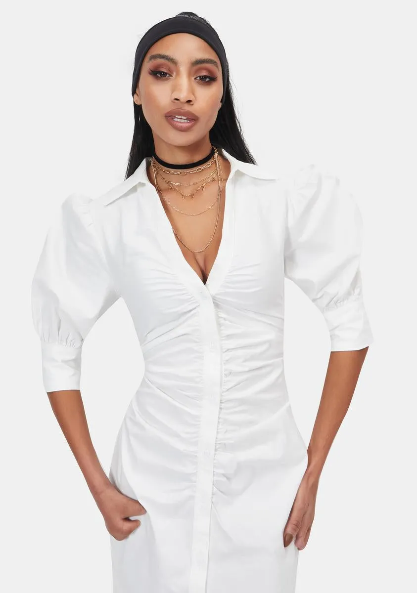 Coming Clean Button Up Mini Dress sold by Dolls Kill product image thumbnail 2