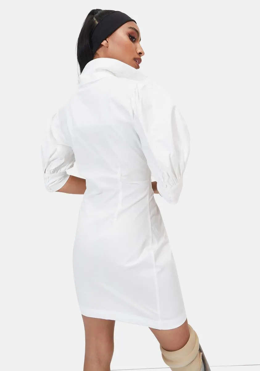 Coming Clean Button Up Mini Dress sold by Dolls Kill product image thumbnail 4