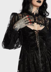 Mage Beauty Lace Shrug sold by Dolls Kill