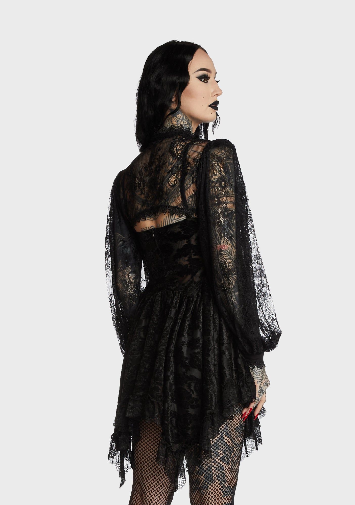 Mage Beauty Lace Shrug sold by Dolls Kill product image thumbnail 4