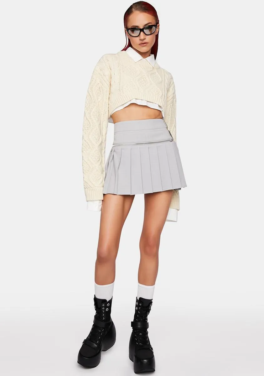 The Craft Pinstripe Mini Skirt sold by Dolls Kill product image thumbnail 3