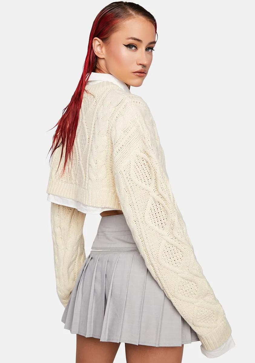 The Craft Pinstripe Mini Skirt sold by Dolls Kill product image thumbnail 4