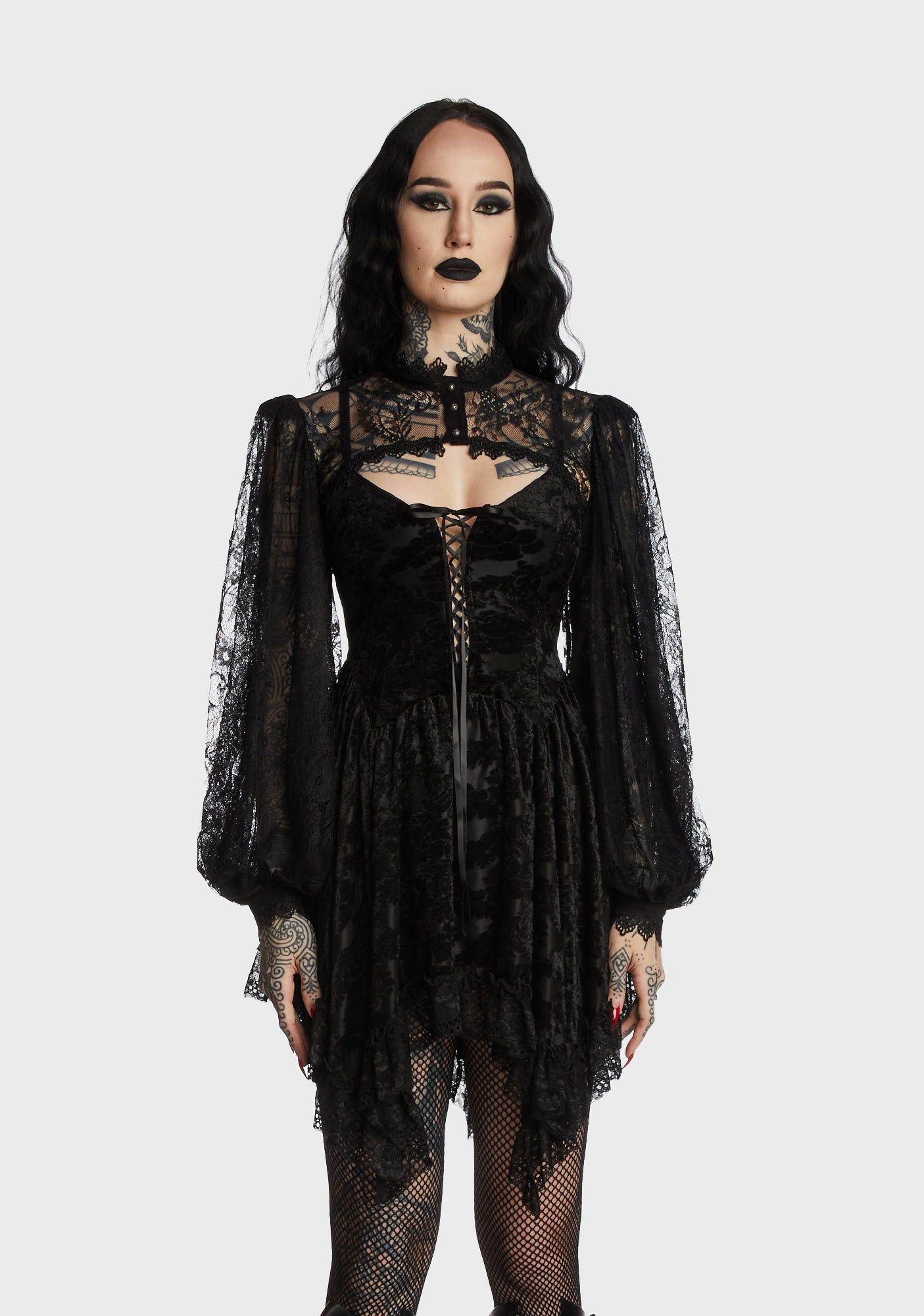Mage Beauty Lace Shrug sold by Dolls Kill