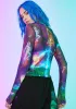 Future World Mesh Top sold by Dolls Kill