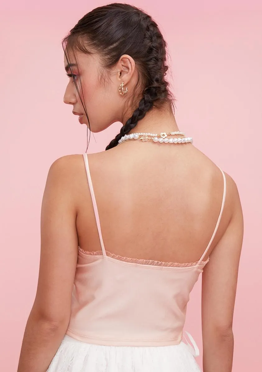 Raising The Vibe Satin Corset Top sold by Dolls Kill product image thumbnail 4