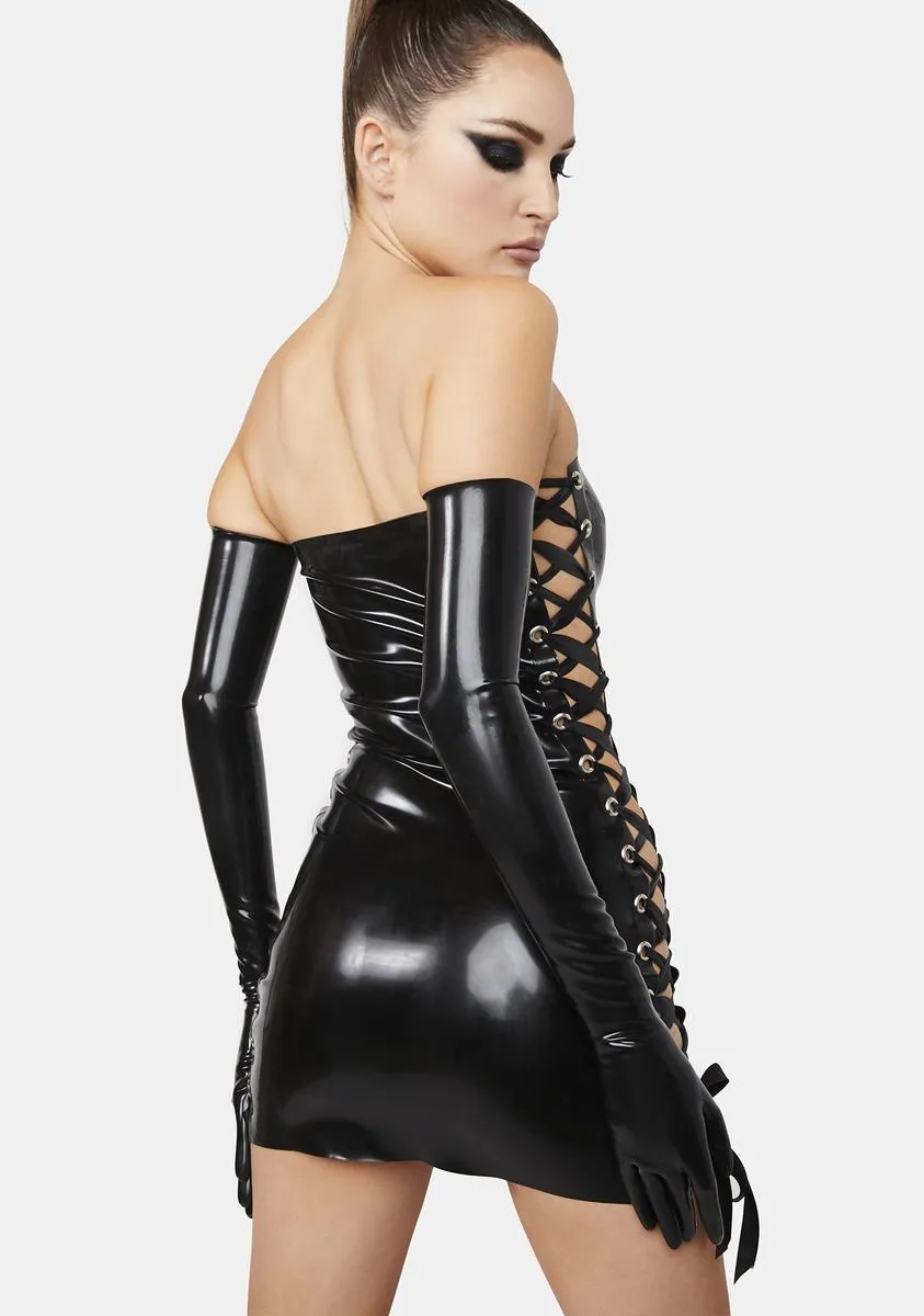 Annabelle Latex Dress sold by Dolls Kill product image thumbnail 4