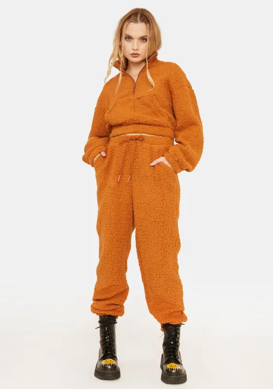 Teddy Home Early Faux Sherpa Set sold by Dolls Kill