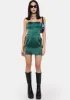 Emerald Hot Reception Corset Mini Dress sold by Dolls Kill